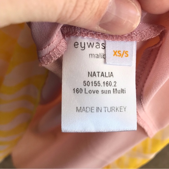 Anthropologie Eywasouls Natalia Paneled Printed Voile Maxi Dress Size Small - Picture 13 of 15